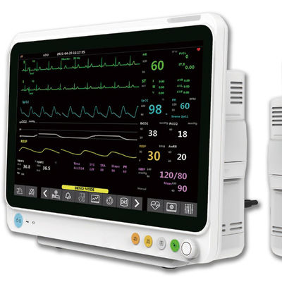 качество  ICU 12.1 Inch Touchable LCD CE Plug-in Patient Monitor Multiparameter Bedside ICU завод