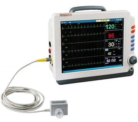 качество  Competitive 12.1 Inch Medical Metal Display With Capnograph Multiparameter Smart Icu Price Ambulance Patient Monitor завод