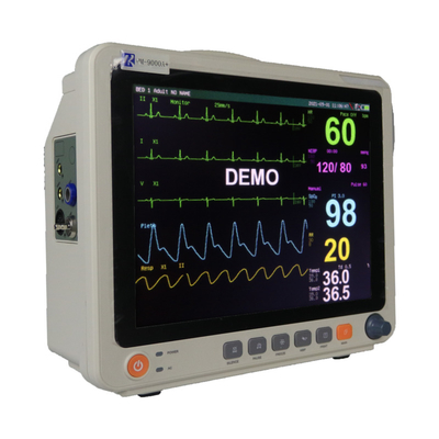 Metal Touch Screen Clinic Medical Hospital Vital Signs 12.1 Inch Multi Parameter Patient Monitor For ICU